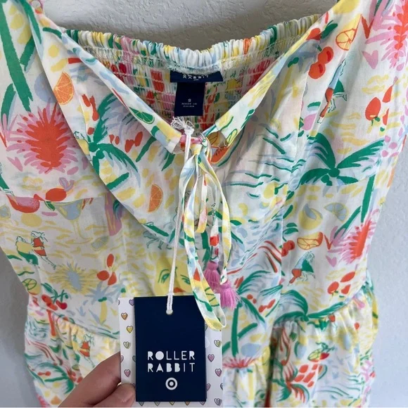 Roller Rabbit X Target Drop Waist Mini Dress Size Small NWT - Picture 7 of 11